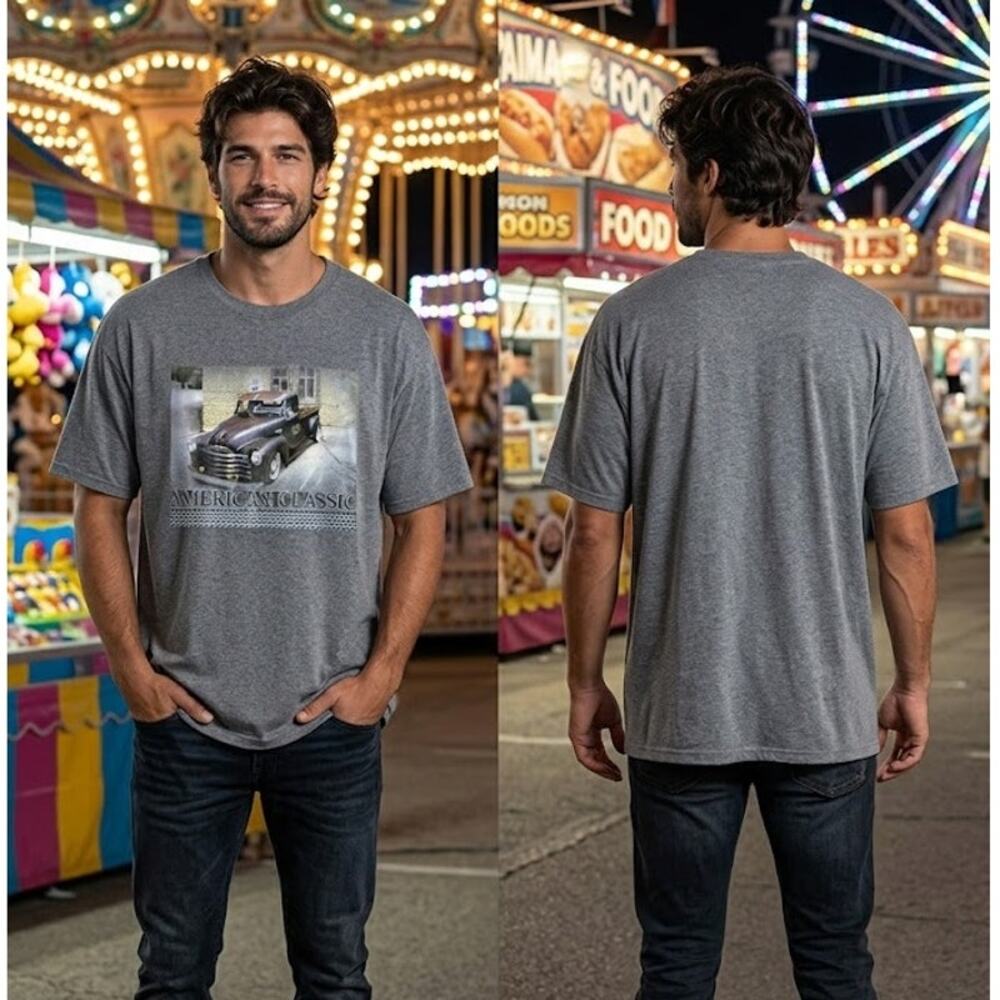 Chevrolet Chevy Pickup Truck Shirt Men’s 3XL 56 Chest Gray Graphic Tee